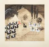 ILUSTRACJA by Józef Wilkoń, 1962, tusz pióro, pędzel, gwasz, akwarela, papier, sold Jan 2017