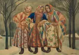 Władysław Skoczylas, TRZY GÓRALKI NA DRODZE, lata 1908-1918