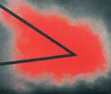 Józef Robakowski, Z CYKLU „KĄTY ENERGETYCZNE“, 1985, photogram (own technique)