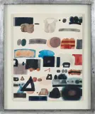 Jan Tarasin, SUMUJĄCE SIĘ WĄTKI I, 1984, akwarela, tusz pędzel, papier