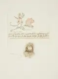 Leszek Rózga, Impromptu – Matce mojej, 1975, akwaforta barwna, papier kremowy
