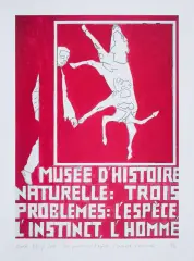 Trois problemes by Marek Sobczyk, 2008, serigrafia barwna, papier, sold Nov 2016
