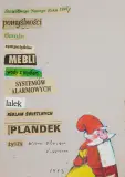 Wisława Szymborska, Życzenia noworoczne 1993, collage, karton