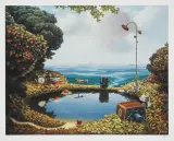 Jaccuzi by Jacek Yerka, 2008, giclée, papier, sold Nov 2016