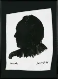 Profil Franciszka Starowieyskiego by Ryszard Winiarski, 1999, akryl, płótno, offered Nov 2016