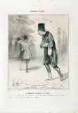Honoré Daumier, ZBIERACZ NIEDOPAŁKÓW CYGAR