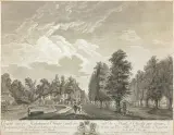Pierre-Jacques Duret, WIDOK ALEI MALIEBAAN W UTRECHCIE, 1773, miedzioryt, papier