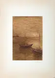 Maria Krauze, ŁODZIE, tusz pióro, pędzel, papier