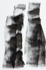 POSTACI by Jadwiga Lesiecka, tusz, pędzel, karton, offered Oct 2016