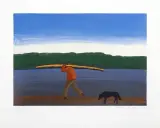 NIOSĄCY ŚCIĘTE DRZEWO by Jarosław Modzelewski, 2007, druk pigmentowy, papier, sold Oct 2016