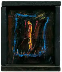 KURANT by Tadeusz Brzozowski, 1964, olej, deska, sold Oct 2016