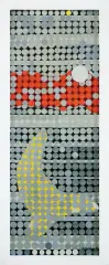 Lech Kunka, UKŁAD LXY, 1972, akryl, płótno