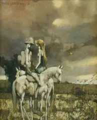 Jerzy Duda-Gracz, OBRAZ 1740. PAMIĄTKA Z ŁAGOWA 2, 1994, olej, płyta