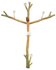 Stanisław Kulon, ROZKWITANIE, 1997, drewno polichromowane
