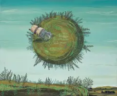 Michał Chudzicki, PODRÓŻ I, 2012, akryl, płótno