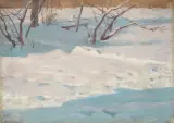 Ferdynand Ruszczyc, OGRÓD W ŚNIEGU
