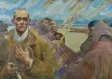 Jacek Malczewski, O powrót do ojczyzny., 1918, olej, tektura