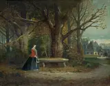 Józef Szermentowski, WSPOMNIENIE, 1865, olej, płótno