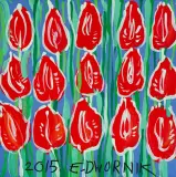 Czerwone... by Edward Dwurnik, 2015, akryl, płótno, sold Sep 2016