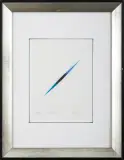 Jerzy Grabowski, CYFRA 9 – STRUKTURA UKŁADÓW, 1986, linoryt, druk wypukły suchy, papier