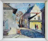 Franciszek Kmita, Kazimierz (Kościół św. Anny), 1985, olej, płótno