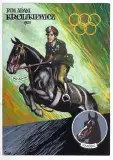 Szymon Tadeusz Kobyliński, Rtm Adam Królikiewicz 1924, 1995, gwasz, tusz, karton