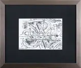 Wiadukt by Edward Dwurnik, 2007, flamaster, papier, sold Jul 2016