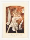 Ilustracja do Psalmu nr 6.6 by Andrzej Strumiłło, technika własna, papier, sold Jul 2016