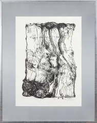 Barbara Zbrożyna, Kompozycja, 1988 (odb. nieautorska), litografia, papier