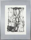 Barbara Zbrożyna, Kompozycja, 1988 (odb. nieautorska), litografia, papier