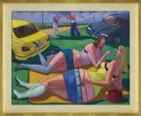 MAJÓWKA by Jacek Pałucha, 2011, akryl, płótno, sold Jun 2016