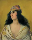 Louis Ricardo Falero, DZIEWCZYNA WSCHODNIA, 1877, olej, płótno