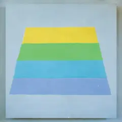 RELIEF by Henryk Stażewski, 1977, akryl, technika mieszana, płyta pilśniowa, sold Jun 2016