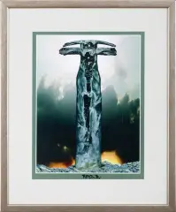 BEZ TYTUŁU by Zdzisław Beksiński, 2002, grafika komputerowa, papier, sold May 2016