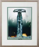 BEZ TYTUŁU by Zdzisław Beksiński, 2002, grafika komputerowa, papier, sold May 2016