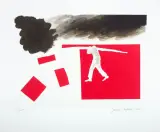 Z TEKI NIOSĄCY ŚCIĘTE DRZEWO by Jarosław Modzelewski, 2007, druk pigmentowy, papier, sold May 2016