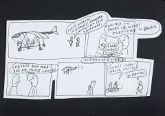 Marek Raczkowski, KOMIKS, tusz pióro, papier