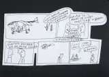 Marek Raczkowski, KOMIKS, tusz pióro, papier