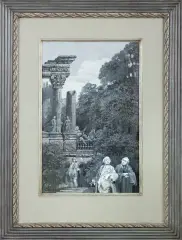 Janusz Stanny, KRÓL STANISŁAW AUGUST PONIATOWSKI, 1998, gwasz, tusz, papier