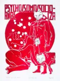 Marek Sobczyk, Boris 80, 2008, serigrafia jednobarwna, papier