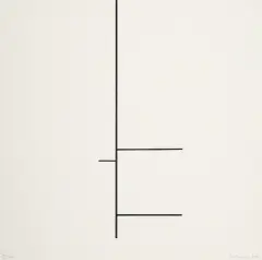 BEZ TYTUŁU by Henryk Stażewski, 1976, serigrafia, papier kremowy, sold May 2016