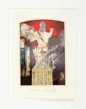 ILUSTRACJA DO PSALMU NR 74 by Andrzej Strumiłło, technika własna, papier, sold May 2016