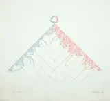 Andrzej Dłużniewski, GÓRA 12-ta, 1988, atrament, papier