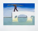 NIOSĄCY ŚCIĘTE DRZEWO by Jarosław Modzelewski, 2007, druk pigmentowy, papier, sold Apr 2016