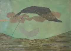 Adam Marczyński, SPOTKANIE - INCONTRO, 1957, olej, płótno