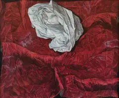 Aldona Mickiewicz, OBNAŻONA, 1990, olej, płótno