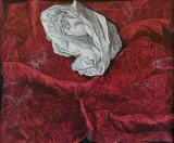 Aldona Mickiewicz, OBNAŻONA, 1990, olej, płótno
