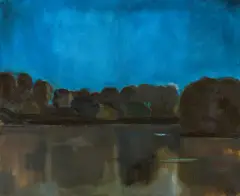 RZEKA BUG by Stanisław Baj, ok. 2000, olej, płótno, sold Apr 2016