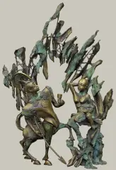 OGRODY TESALII by Wojciech Kała, brąz patynowany, sold Apr 2016