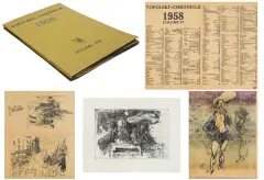 Feliks Topolski, TOPOLSKI CHRONICLE, 1958, teka wydawnicza